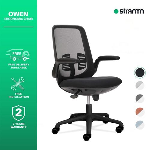 [EZR.3100018] Kursi Kantor Ergonomis Stramm Owen
