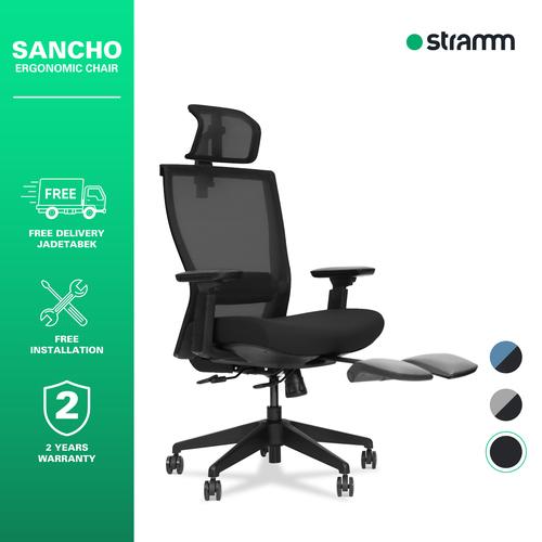 [EZR.3100020] Kursi Kantor Ergonomis Stramm Sancho I with Footrest
