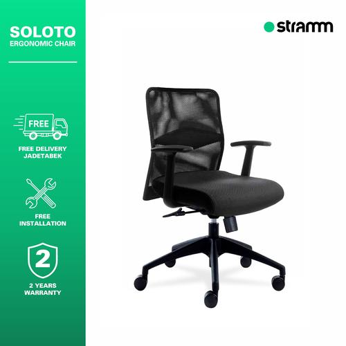 [EZR.3100042] Kursi Kantor Ergonomis Stramm Soloto III