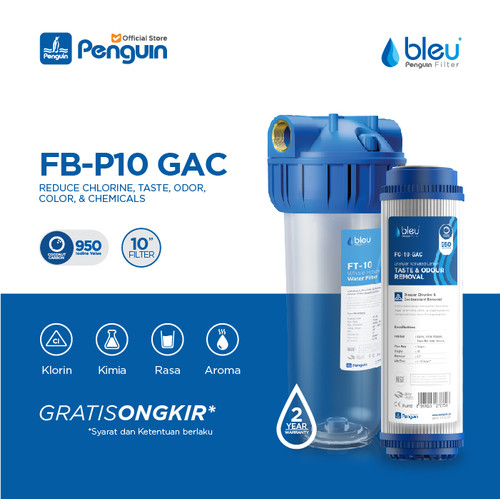 Penguin Filter Air 10 Inch SET GAC Professional FB-P10-GAC