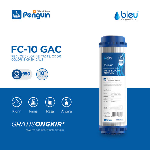 Penguin Filter Air Cartridge Filter 10 Inch FC-10-GAC