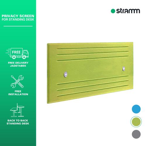[EZR.3100012] Privacy Modesty Screen for Stramm Standing Desk - Partisi Meja Kerja