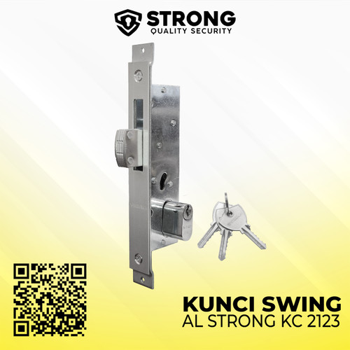 Kunci Pintu Swing/Sliding Aluminium Strong  KC 2123 (Kunci Kait Kecil)