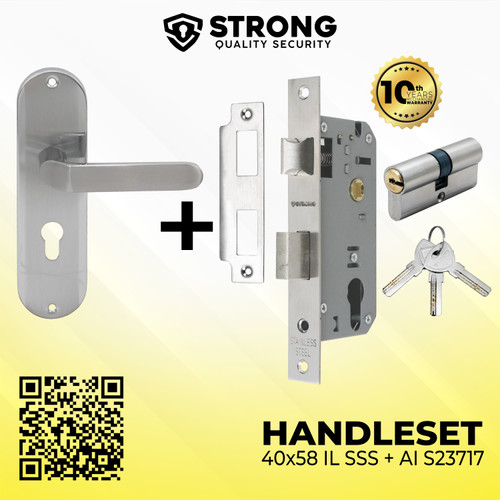 Handle set pintu tanggung / Handle set lengkap STRONG LHP AI S23717