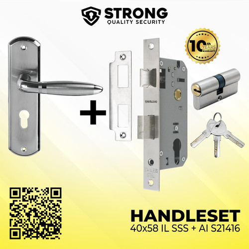 Handle set pintu tanggung / Handle set lengkap STRONG LHP AI S21416