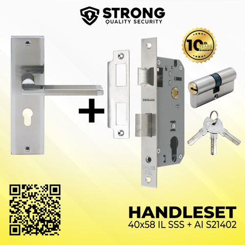 Handle set pintu tanggung / Handle set lengkap STRONG LHP AI S21402