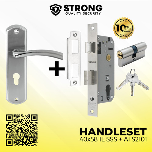 Handle set pintu tanggung / Handle set lengkap STRONG LHP AI S2101