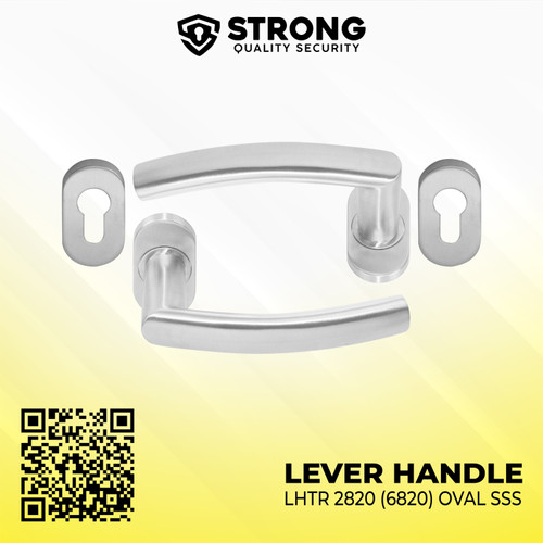 STRONG Handle Gagang Pintu Kayu Lever Handle LHTR 2820 (6820) OVAL SSS
