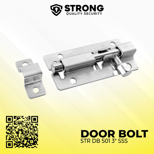 Grendel Slot Pintu Selot Jendela penahan pintu Door Bolt STRONG DB STR 3" inch