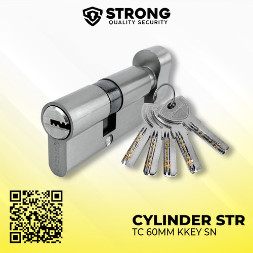 Silinder pintu kunci rumah Komputer key STRONG CYL TC 60MM SSS