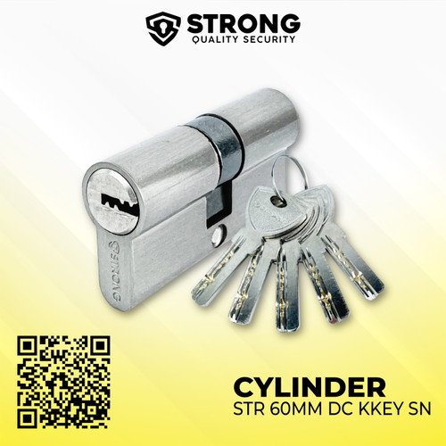 Silinder pintu anak kunci rumah STRONG CYL DC 60MM SSS
