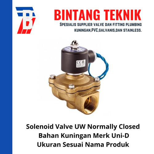 [EZR.2700163] Solenoid Valve 1" inch Uni-D 220 Volt UW (Untuk Air) Normally Closed