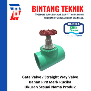 [EZR.2700511] Stop Kran Valve PPR 2" inch (63 mm) Rucika