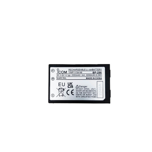 [EZO.1000135] Baterai BP-296 Battery Kompatibel HT IC-M37 Baru Batre ICM37 BP296 M37