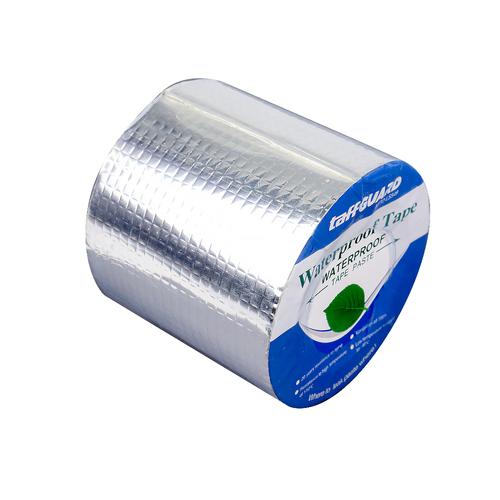[EZO.1000160] Lakban Aluminium Foil Butyl 0.8 mm Waterproof 5cm x 5m Tape Tebal Taff