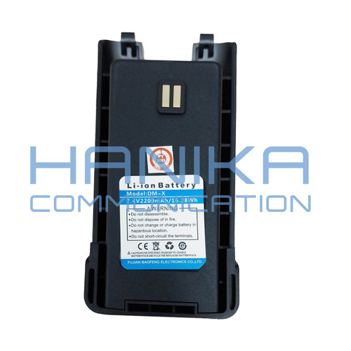 [EZO.1000254] Baterai HT Baofeng DM-X Ori Baru Battery Handie Talkie DMX Digital