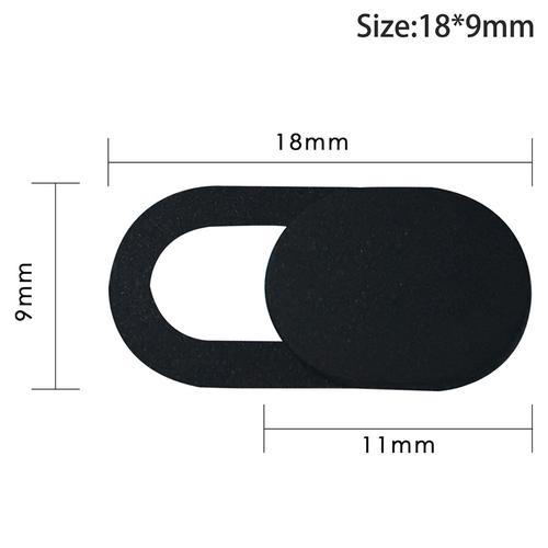 [EZO.1000278] Cover Slider Kamera Hitam Webcam Privacy Security Pengaman Camera Case