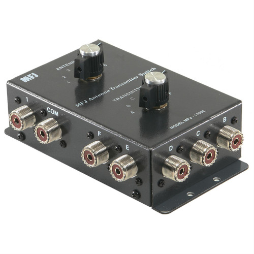 [EZO.1000325] MFJ-1700C Antenna Switch 6 Posisi Box Pengganti Antena 2000W MFJ1700C