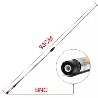 [EZO.1000376] Antena RH770 HT Dualband BNC Male Teleskopik Tarik Panjang V86 DJ196