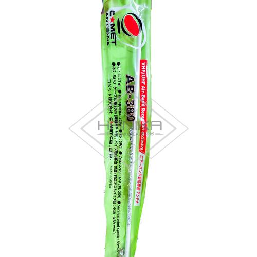 [EZO.1000405] Comet AB-380 Antena Base Dualband Airband 108-140 220-400 AB380 1.17m