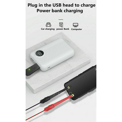 [EZO.1000426] Charger Cable Clip HT Baterai 3.7 7.4V Universal USB Jepit Baofeng HYT