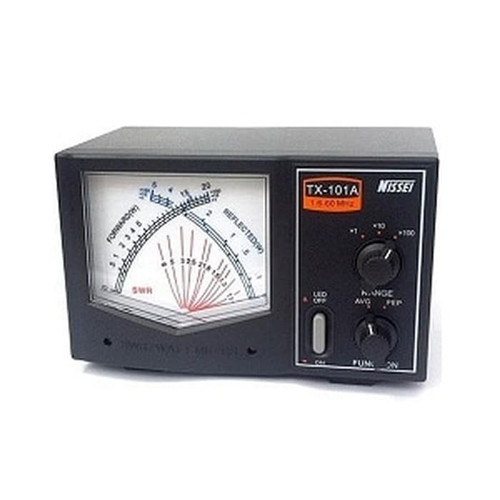 [EZO.1000451] Nissei TX-101A SWR Power Meter HF 1.6-60 MHz 2KW TX101 TX101A