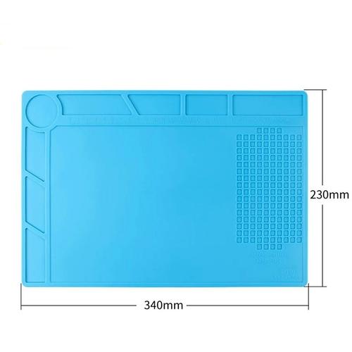 [EZO.1000543] Alas Meja Kerja Service Silicone Pad Matras Solder Tahan Panas S160
