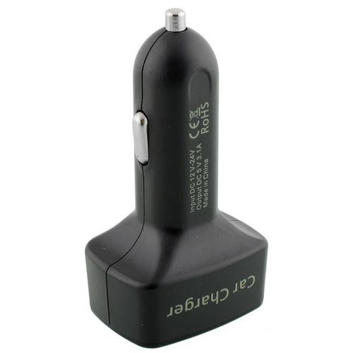 [EZO.1000619] EC2 Charger Lighter Mobil 2 Port USB Car LED Display 5V 3.1A