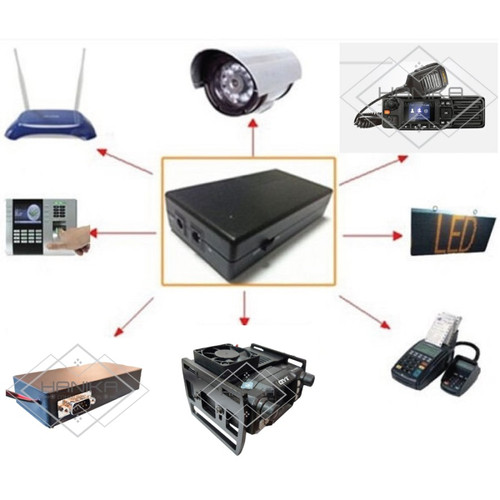 [EZO.1000623] Smart Mini UPS 5V 2A 2000 mAh Portable Baterai Cadangan Backup Kecil