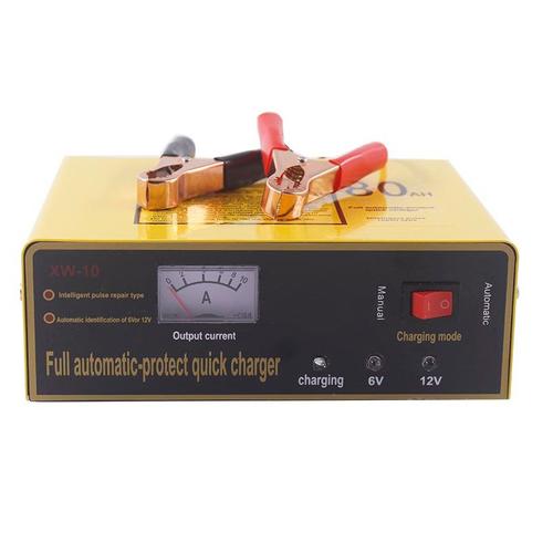[EZO.1000640] XW10 Charger Aki 6V 12V 140W 80AH Mobil Motor Auto Protect Lead Acid