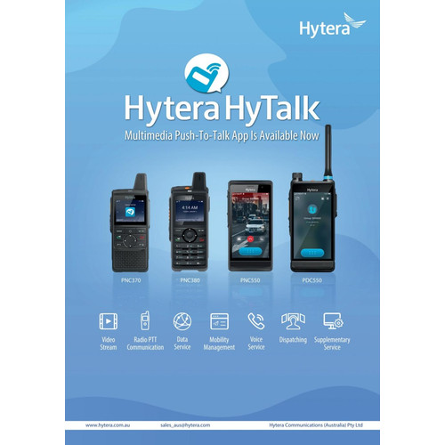 [EZO.1000711] Bundle HT dan Akun Hytera Hytalk App POC PNC370 PNC380 User Dispatch