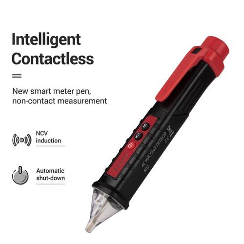[EZO.1000751] Pen Tester Non Kontak Tegangan AC 12V-1000V Contact Voltage Detector