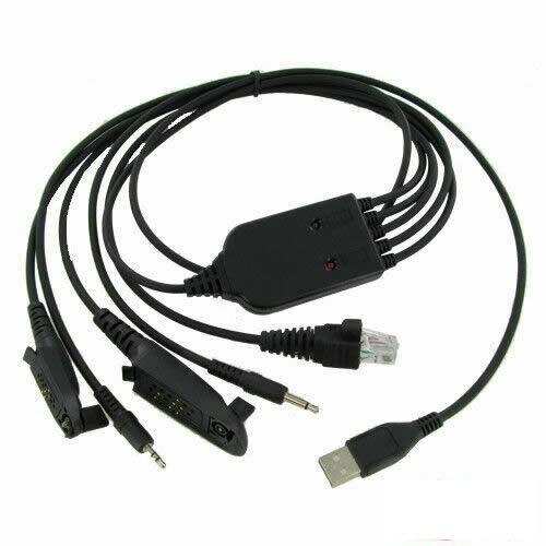 [EZO.1000759] Kabel Program HT Rig Radio Motorola Lengkap USB dan CD Driver 5 in 1