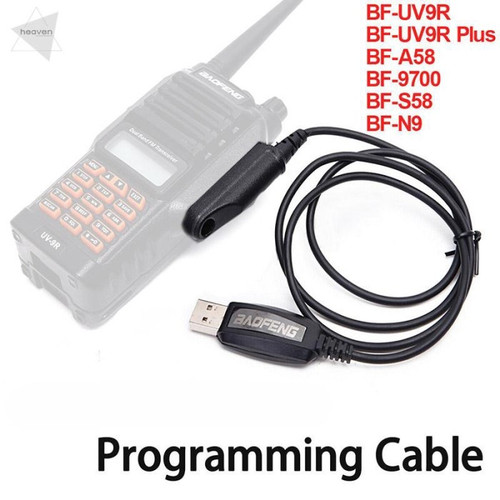 [EZO.1000819] Kabel Program UV-9RPlus BF-A58 BF-A58S Baofeng HT UV9 UV9R Plus Data