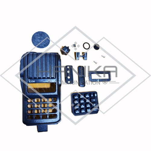 [EZO.1000820] Set Lengkap Casing Icom IC-V80 Keypad Knob Tutup Mic PTT dll HT ICV80