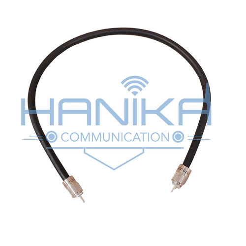 [EZO.1000846] Kabel Jumper RG8 PL Male to PL Male SWR ke Antena Jamper HT Rig