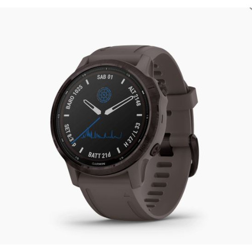 [EZO.1000907] Garmin Fenix 6S Pro Solar Amethyst Purpel Shale Band Jam Olahraga