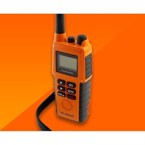 [EZO.1000912] McMurdo R5 GMDSS VHF Handheld Radio Ori Baru HT Marine Kapal Pack A