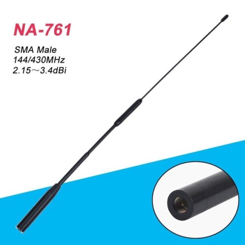 [EZO.1000945] Nagoya NA-761 Antena HT Dualband SMA Male Ori Yaesu Firstcom NA761