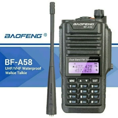 [EZO.1000953] Baofeng BF-A58 HT Dualband Waterproof Ori Baru Garansi Resmi BFA58