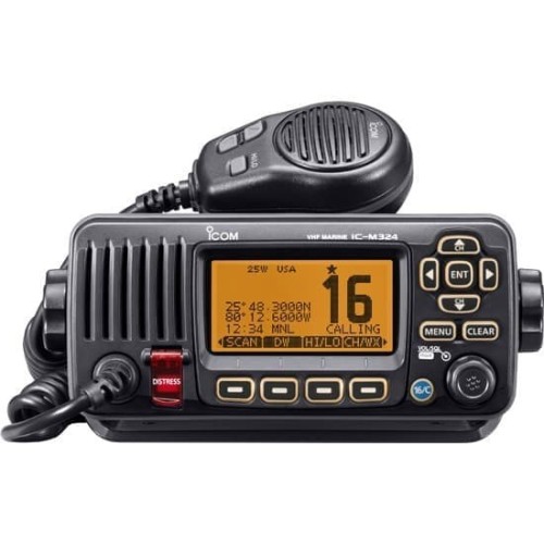[EZO.1000967] Icom IC-M324 Rig VHF Marine Ori Baru Garansi Class D DSC IPX7 ICM324