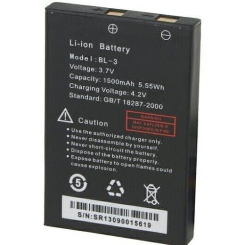 [EZO.1000972] Weierwei BL-3 Baterai HT UV3R Ori Baru 1500mAh Weierwe Werwe BL3
