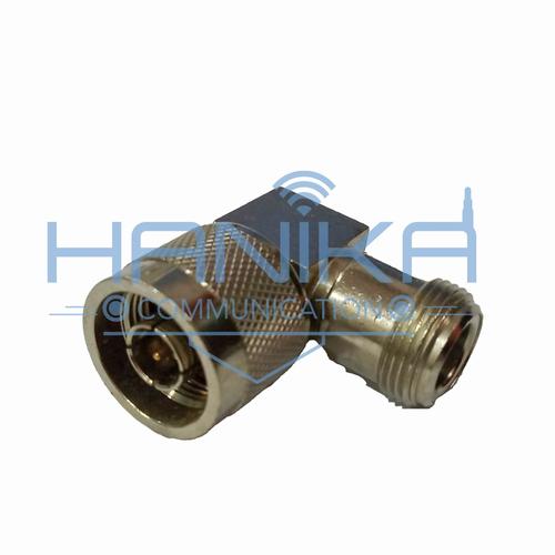 [EZO.1001005] Konektor L N Female to N Male Perak Sambungan Type N Connector