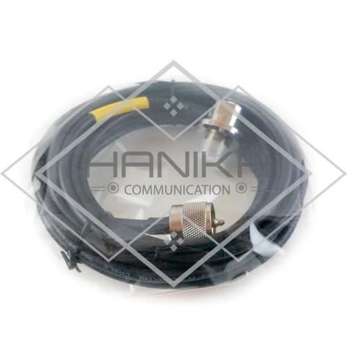 [EZO.1001022] Kabel Bracket Mobil 8m RG58 50Ohm Koaksial PL F PL M Coaxial HT Rig