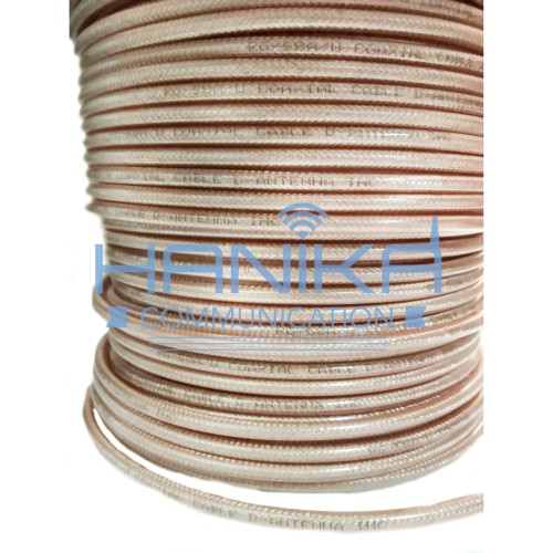 [EZO.1001036] 1 Roll D Antenna RG-58 Kabel Koaksial 50Ohm Coaxial Cable RG58 Teflon