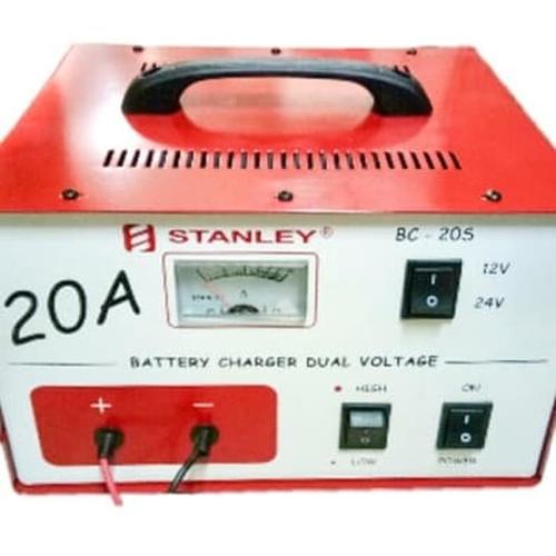 [EZO.1001046] Stanley BC-20S Charger Aki 20A 12-24V Travo Baterai Battery BC20S Accu