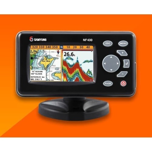 [EZO.1001095] Samyung NF430 Fishfinder GPS Chart Plotter Ori Baru Pencari Ikan