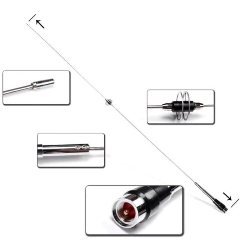[EZO.1001116] Diamond DP-CL2E Antena Mobil VHF Ori 4.1dB Radio Rig HT DPCL2E CL2E