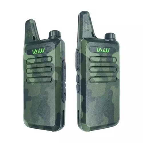 [EZO.1001150] Sepasang WLN KD-C1 HT UHF Hijau Ori Baru Garansi Armi Army Loreng KDC1