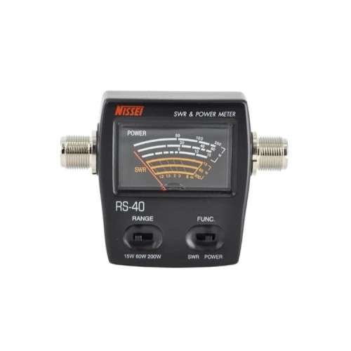 [EZO.1001195] Nissei RS-40 SWR Power Meter 200W Dual Band VHF UHF Ori Baru RS40 HT